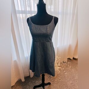 -Denim Dress Jean Sundress-